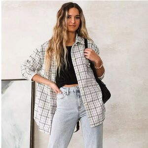 Willow & Root tweed Shacket